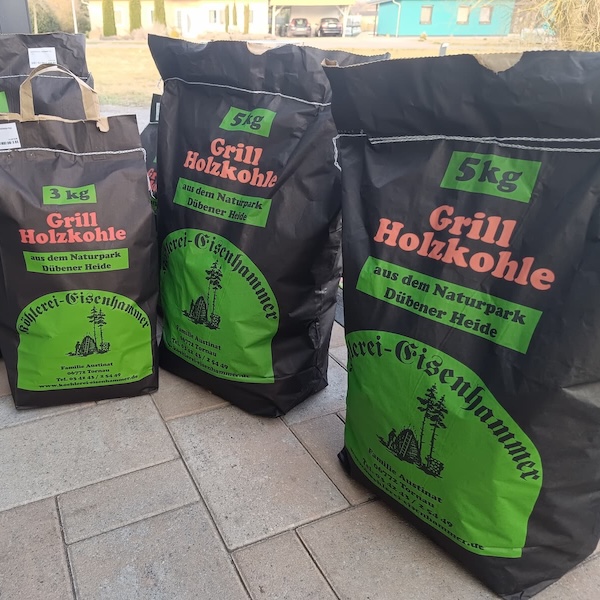 Regionale Holzkohle