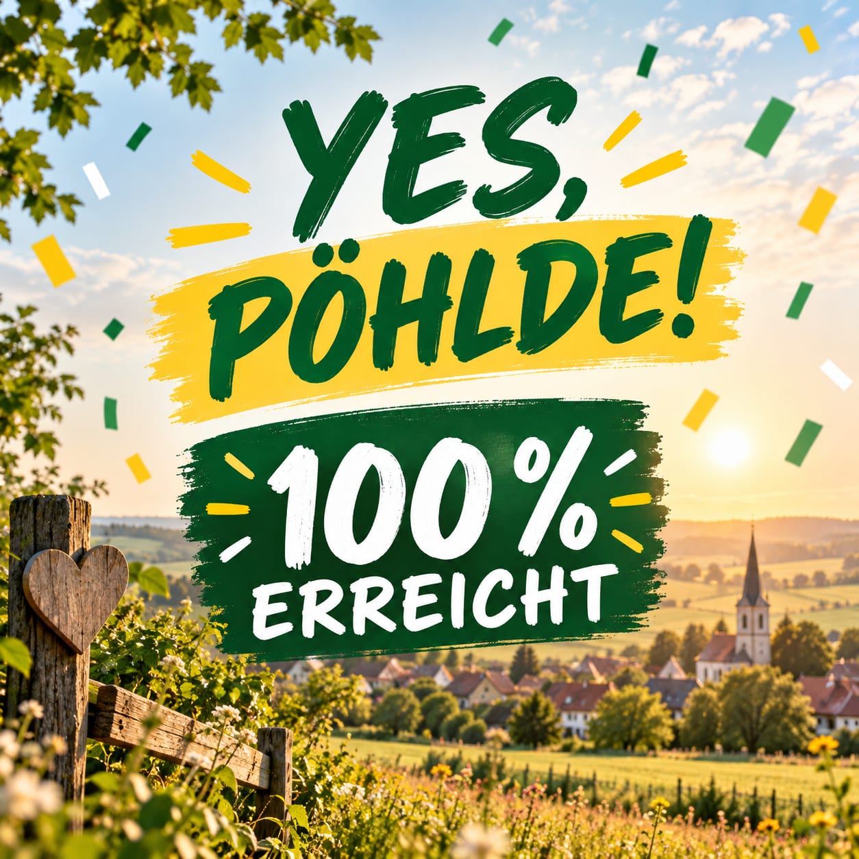 Pöhlde hat die 100-Prozent-Marke geknackt!