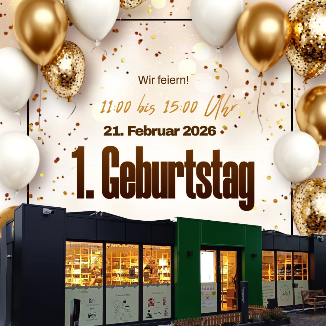 Wir feiern den ersten Geburtstag des Dorfladens in Burgkemnitz und laden Euch herzlich…