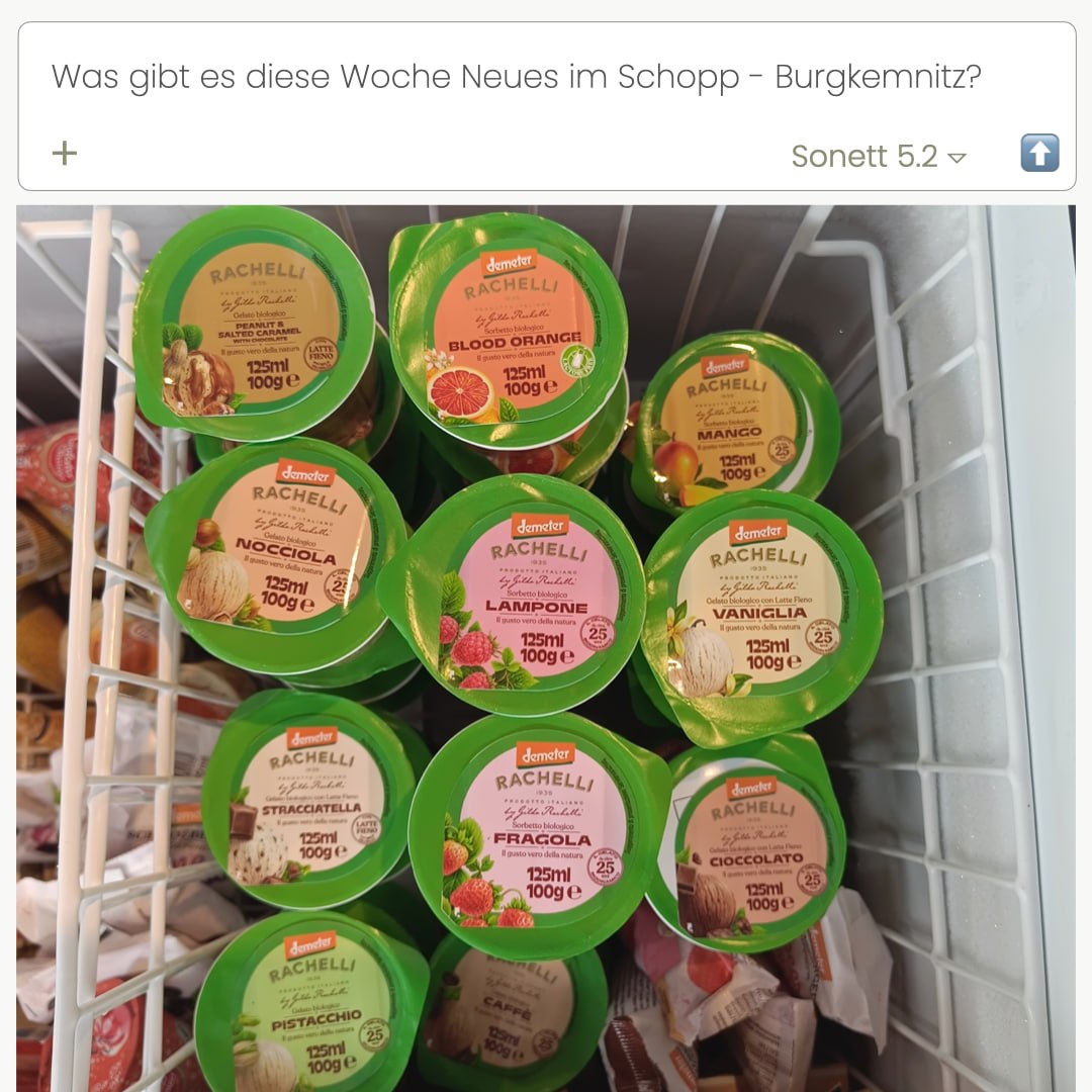 Diese Woche frisch im Schopp!