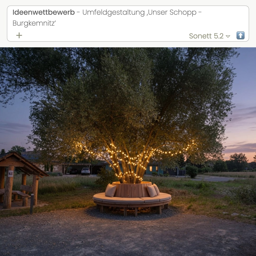 Ideenwettbewerb – Umfeldgestaltung „Unser Schopp – Burgkemnitz“ 🌿